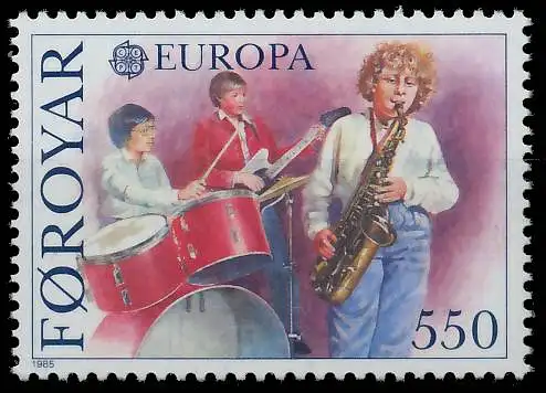 FÄRÖER 1985 Nr 117 postfrisch 5BEA3E