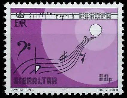 GIBRALTAR 1985 Nr 487 postfrisch 5BEA4E