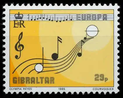 GIBRALTAR 1985 Nr 488 postfrisch 5BEA46