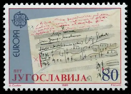 JUGOSLAWIEN 1985 Nr 2105 postfrisch 5BEBB2