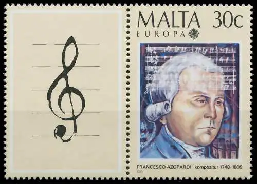 MALTA 1985 Nr 727ZfL postfrisch WAAGR PAAR 5BEC22