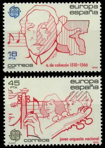 SPANIEN 1985 Nr 2671-2672 postfrisch S1F0EEE