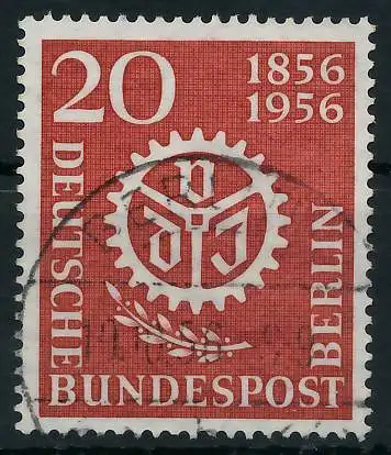 BERLIN 1956 Nr 139 gestempelt 5BED9E