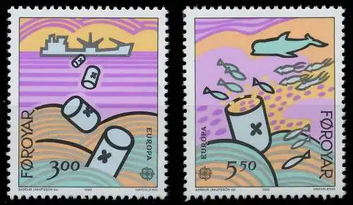 FÄRÖER 1986 Nr 134-135 postfrisch S1F1242