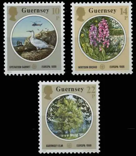 GUERNSEY 1986 Nr 358-360 postfrisch S1F5A9A