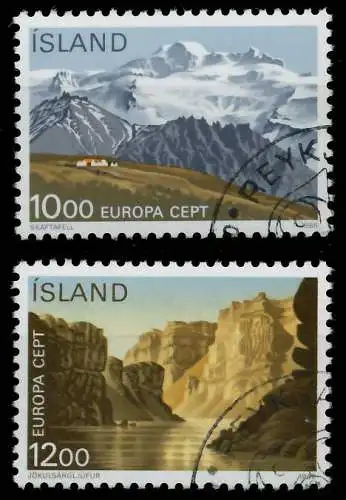 ISLAND 1986 Nr 648-649 gestempelt 5C6126