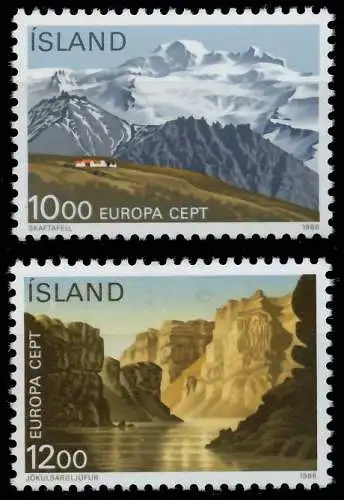 ISLAND 1986 Nr 648-649 postfrisch 5C6122