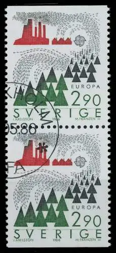 SCHWEDEN 1986 Nr 1398Do+Du gestempelt SENKR PAAR 5C627E