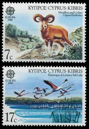 ZYPERN 1986 Nr 655-656 postfrisch 5C62D2