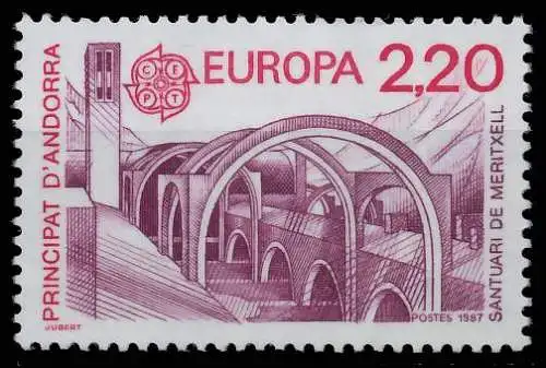 ANDORRA (FRANZ. POST) 1987 Nr 379 postfrisch 5C6412