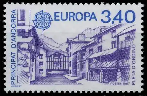 ANDORRA (FRANZ. POST) 1987 Nr 380 postfrisch 5C644A