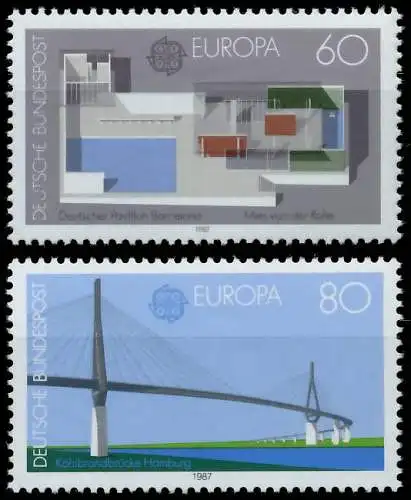 BRD BUND 1987 Nr 1321-1322 postfrisch S1F5E8E