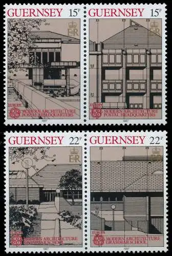 GUERNSEY 1987 Nr 389-392 postfrisch WAAGR PAAR S1F5F7E