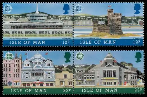 ISLE OF MAN 1987 Nr 335-338 postfrisch WAAGR PAAR 5C6586