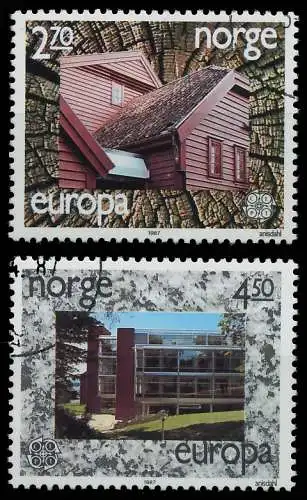 NORWEGEN 1987 Nr 965-966 gestempelt 5C9E06