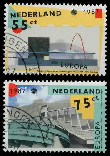 NIEDERLANDE 1987 Nr 1318-1319 gestempelt 5C6662