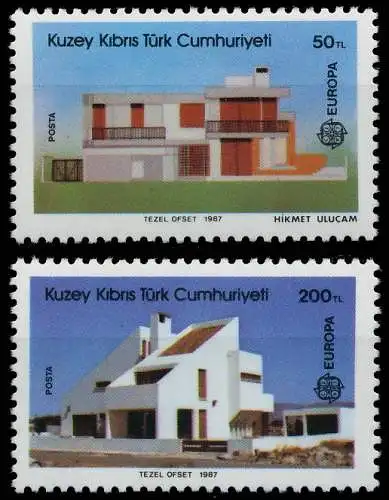 TÜRKISCH-ZYPERN 1987 Nr 205A-206A postfrisch 5C9F02