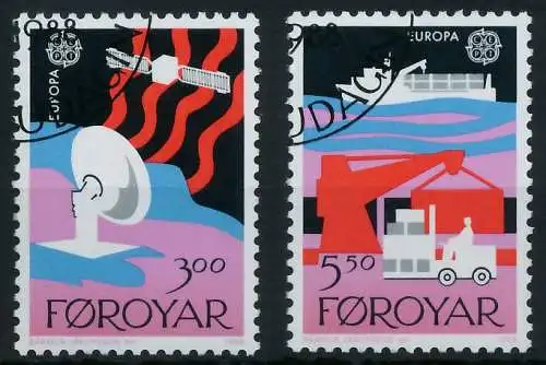 FÄRÖER 1988 Nr 166-167 gestempelt 5CA0AA