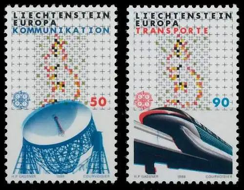 LIECHTENSTEIN 1988 Nr 937-938 postfrisch S1F93E6