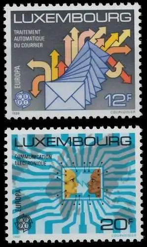 LUXEMBURG 1988 Nr 1199-1200 postfrisch S1F9412