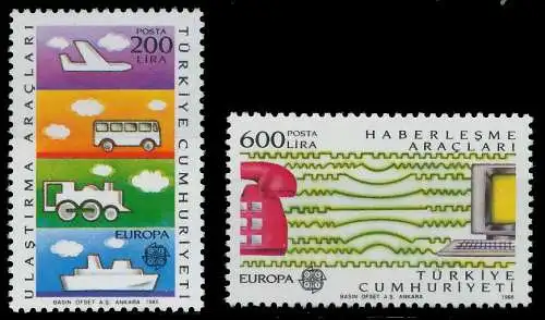 TÜRKEI 1988 Nr 2808-2809 postfrisch 5CA332