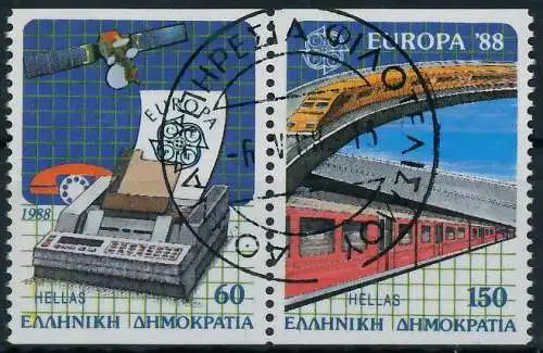 GRIECHENLAND 1988 Nr 1685C-1686C zentrisch gestempelt WAAGR 5CA3E6