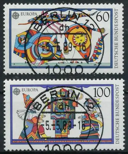 BRD BUND 1989 Nr 1417-1418 zentrisch gestempelt 5CED8A