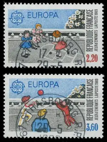 FRANKREICH 1989 Nr 2716-2717 gestempelt 5CEDC6