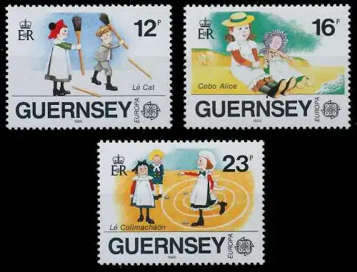 GUERNSEY 1989 Nr 449-451 postfrisch S1FD0D6