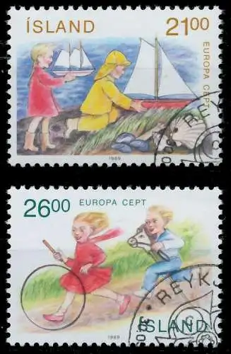 ISLAND 1989 Nr 701-702 gestempelt 5CEEA6