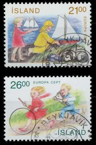 ISLAND 1989 Nr 701-702 gestempelt 5CEEAA