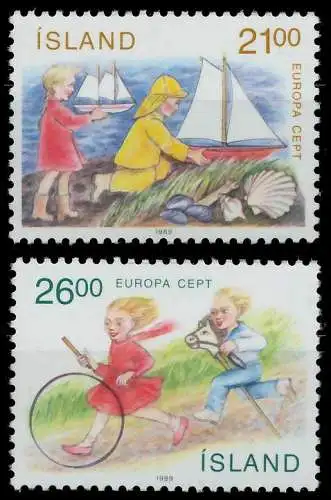 ISLAND 1989 Nr 701-702 postfrisch 5CEEA2