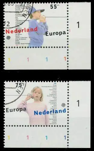 NIEDERLANDE 1989 Nr 1364-1365 gestempelt 5CEF8E