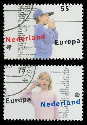 NIEDERLANDE 1989 Nr 1364-1365 gestempelt 5CEF92