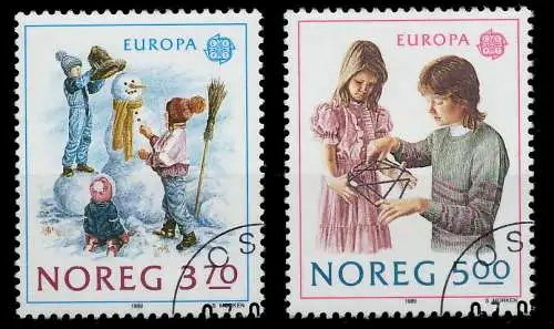 NORWEGEN 1989 Nr 1019-1020 gestempelt 5CEFB2