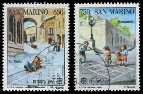 SAN MARINO 1989 Nr 1407-1408 gestempelt 5CF03A