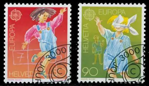 SCHWEIZ 1989 Nr 1391-1392 gestempelt 5CF08A