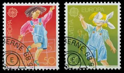 SCHWEIZ 1989 Nr 1391-1392 gestempelt 5CF086