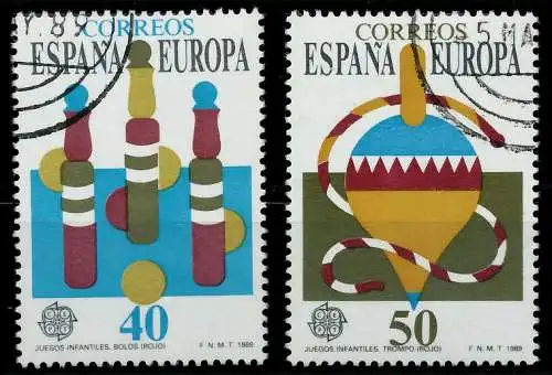 SPANIEN 1989 Nr 2885-2886 gestempelt 5CF0AE