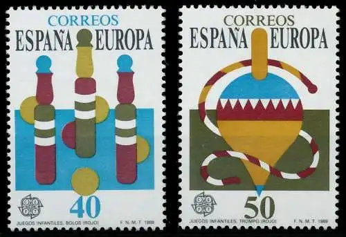 SPANIEN 1989 Nr 2885-2886 postfrisch S1FD312