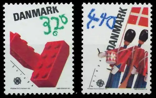 DÄNEMARK 1989 Nr 950-951 postfrisch S1FD3EE