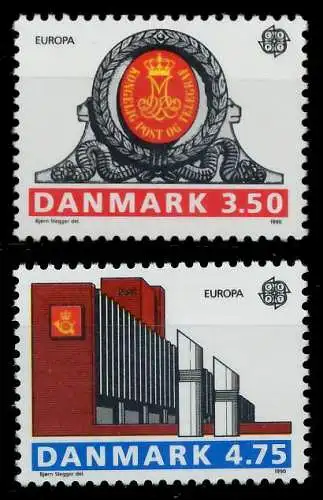 DÄNEMARK 1990 Nr 974-975 postfrisch S1FD55E