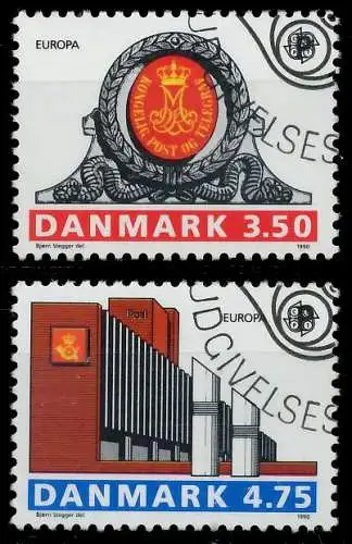 DÄNEMARK 1990 Nr 974-975 gestempelt 5CF2FA