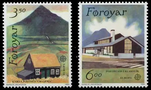 FÄRÖER 1990 Nr 198-199 postfrisch S1FD596