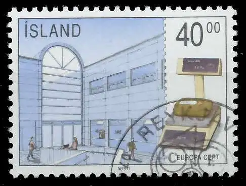 ISLAND 1990 Nr 727 gestempelt 5CF4F2