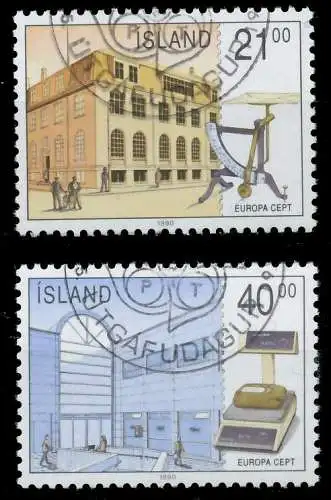 ISLAND 1990 Nr 726-727 gestempelt 5CF4FA