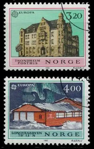 NORWEGEN 1990 Nr 1046-1047 gestempelt 5D2D6E