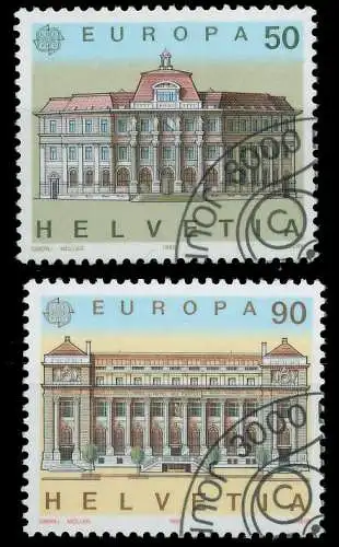 SCHWEIZ 1990 Nr 1415-1416 gestempelt 5D2E3A