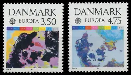 DÄNEMARK 1991 Nr 1000-1001 postfrisch 5D306A