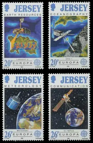 JERSEY 1991 Nr 539-542 postfrisch S2013F2